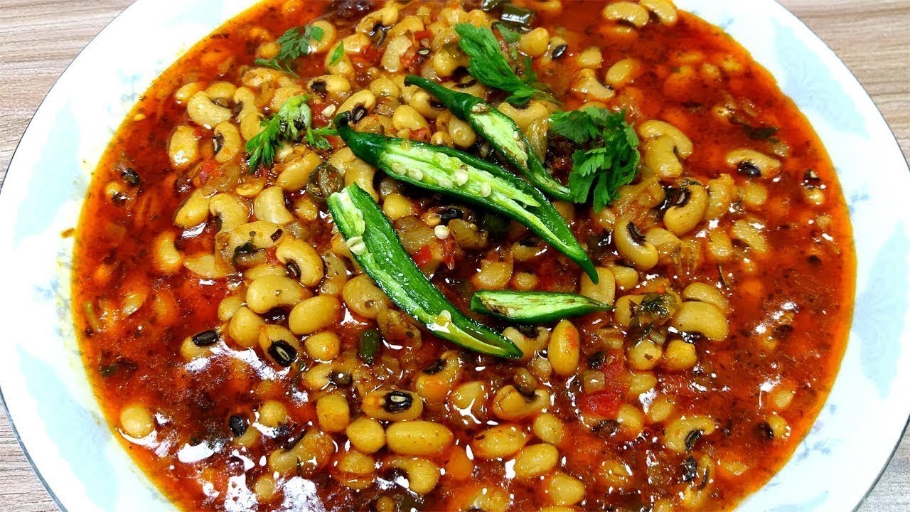 Easy white lobia (Black eyed beans) recipe 😍