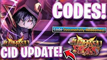 🌑*CID UPDATE* ALL NEWEST COD UPDATE CODES FOR JUJUTSU SEAS! ROBLOX JUJUTSU SEAS CODES