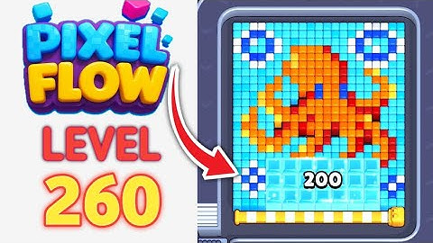 Pixel Flow Level 260 Walkthrough
