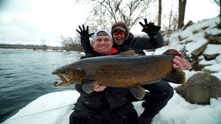 Winter Brown Trout and Steelhead Fishing (Great Lakes Fishing Tour: Episode 2)