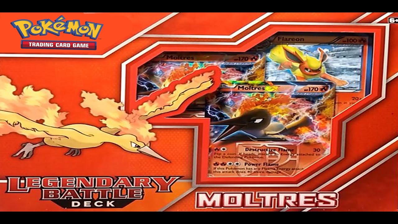  Pokemon TCG: Legendary Battle Decks, Moltres, 60 Card