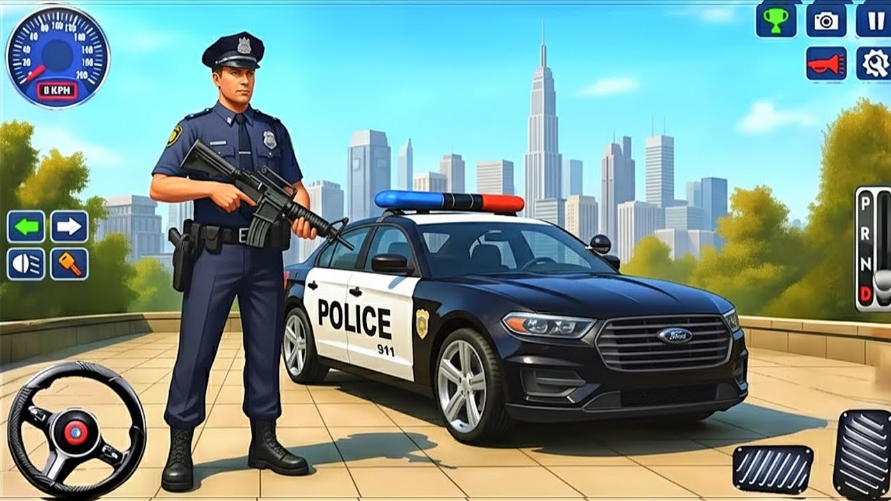 Police Car Chase Simulator 2026 | Real Cop Car Android Game Play 