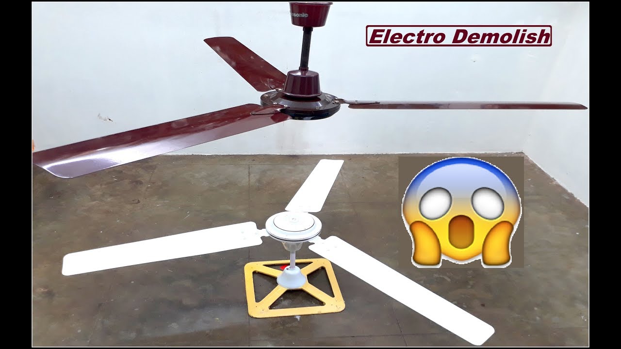 Ceiling Fan Falling On Another Ceiling Fan While Both Spinning In Full Speed Part 9 Hd1080p