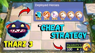 THARZ Skill 3 | CHEAT STRATEGY | 100% HP | 5 Gold Hero ONLY | Magic Chess screenshot 2