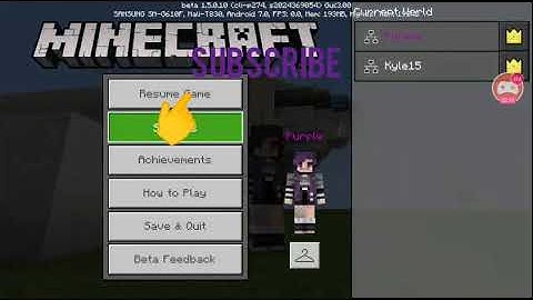 how to remove bubble effect on minecraft on android