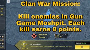 Kill Enemies in Gun Game Moshpit | Each Kill earns 8 Points COD Mobile | Wisdom Frost