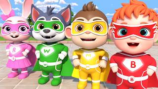 superheroes surprise egg song superhero team song leo nursery