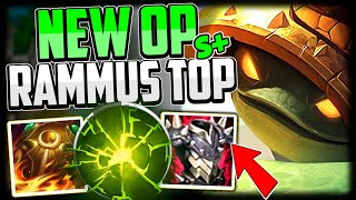 WHY RAMMUS IS A S+ TOP LANER🔥 | How to Play Rammus Top & CARRY👌 - League of Legends