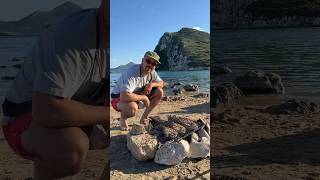 🇬🇷☀️🫒FEAST IN GREECE🫒☀️🇬🇷 #cooking #food #greece #shorts
