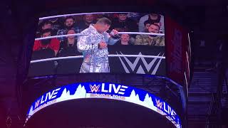 The Miz wardrobe malfunction - WWE Live Holiday Tour 12/29/22 Hershey, PA