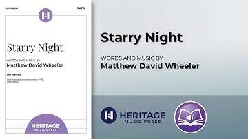 Starry Night (SATB) | Matthew David Wheeler