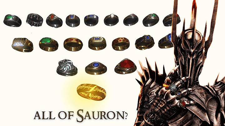 Every RING in Lord of The Rings, explained in 7 minutes