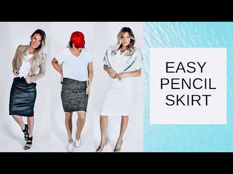 DIY Skirt Tutorial // SEW A SKIRT WITHOUT A PATTERN