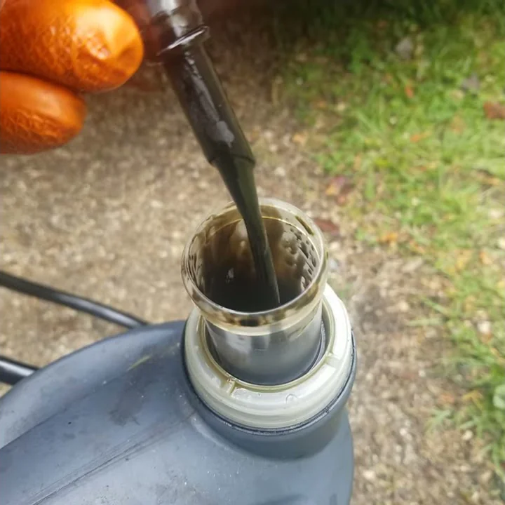 Parkside oil suction pump test / Bomba de extração  óleo