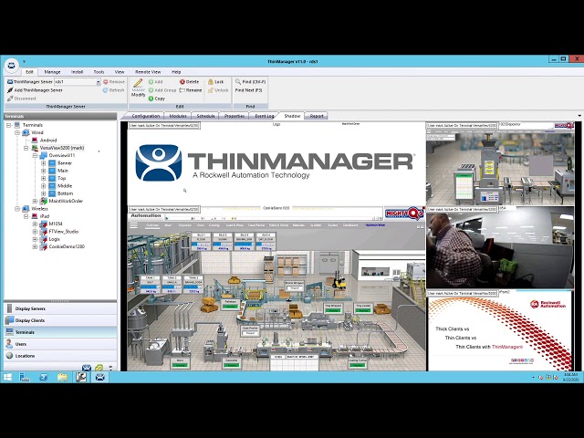 Capsule Lumen (Topic 17) ThinManager 2, Demo de la Console TM