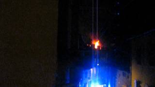 FOIX fire in Rue Saint Vincent  Midnight Monday  19th-20th Nov 2012