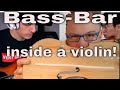 A Bass-Bar inside a violin?!? Master violin maker explains how it works