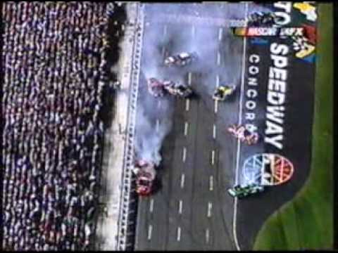 2005 Nextel - Multicar wreck and Kevin Harvick and...