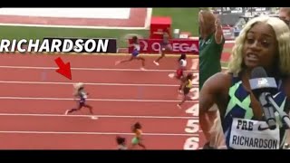 Sha'Carri Richardson Comes In Last Place & Goes Off 