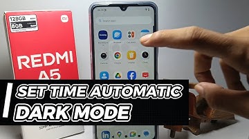How To Set Time Automatic Dark Mode On Redmi A5