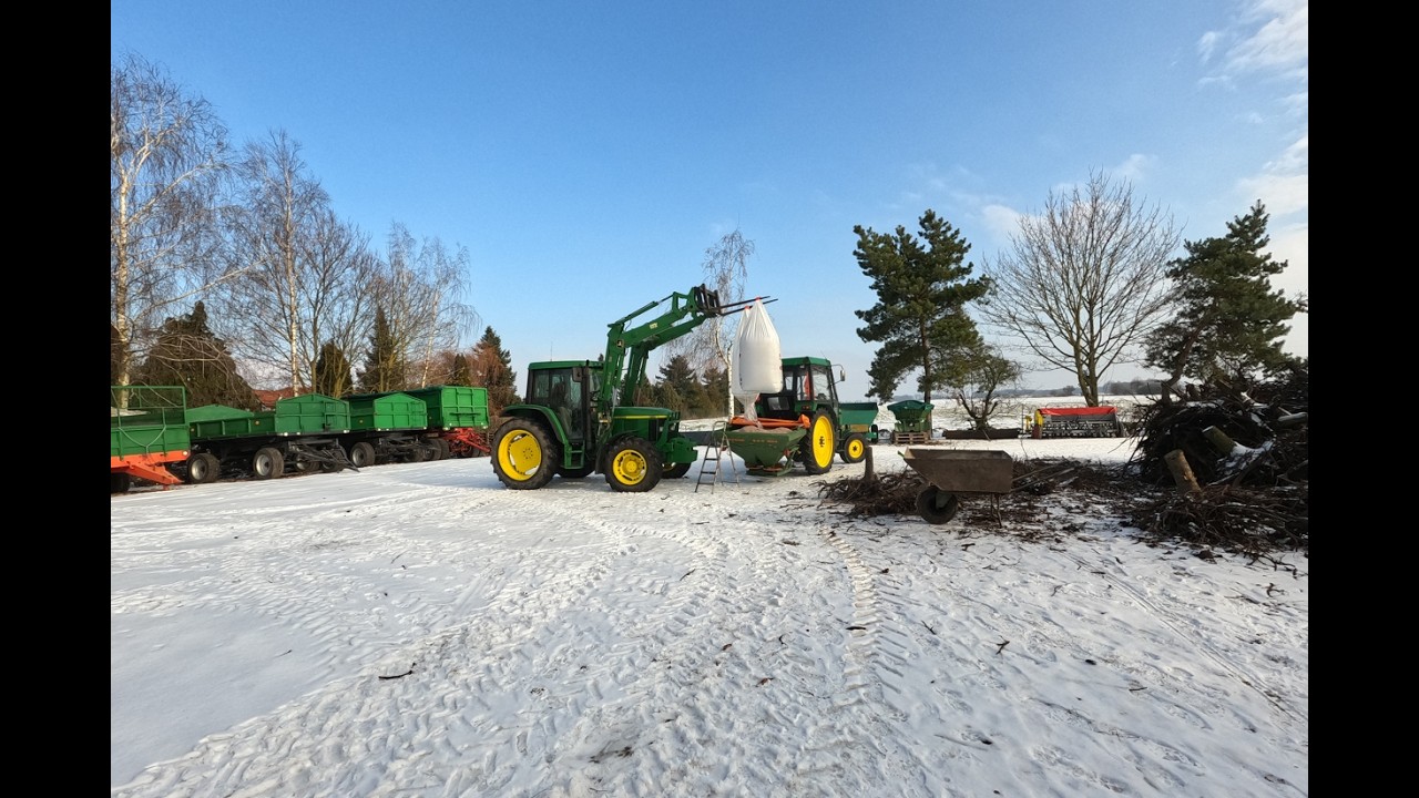 Zetor 7211/ Uaz469b / Owczarek niemiecki / Bielenie drzewek