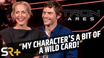 Tron: Ares Stars Evan Peters & Gillian Anderson Tease Dysfunction Dillinger Dynamics In Threequel