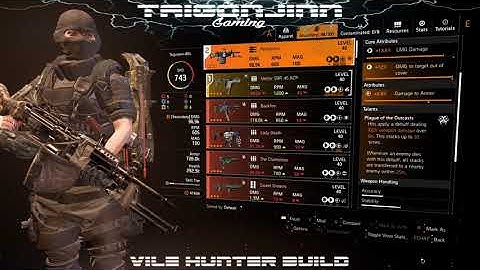 the Division 2, Vile hunter build