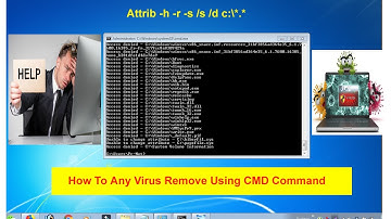 How To Any Virus Remove Using CMD Command | Remove Virus By Attrib Command