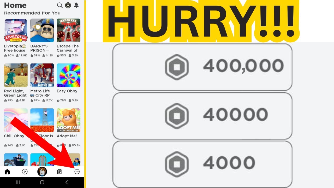 TESTING FREE ROBUX LATEST IN ROBLOX YouTube