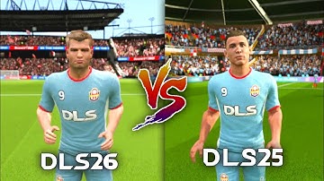 DLS 26 vs DLS25 Player Face Comparison😱|Dream League Soccer 2026