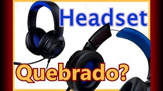 Conserte seu Headset com a haste quebrada!