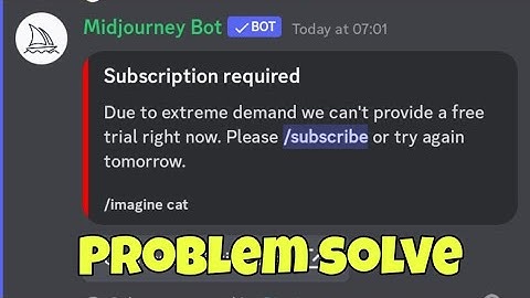 Slove Midjourney Subscribe Problem | Midjourney Job Action Restricted |Ai avatar generator free