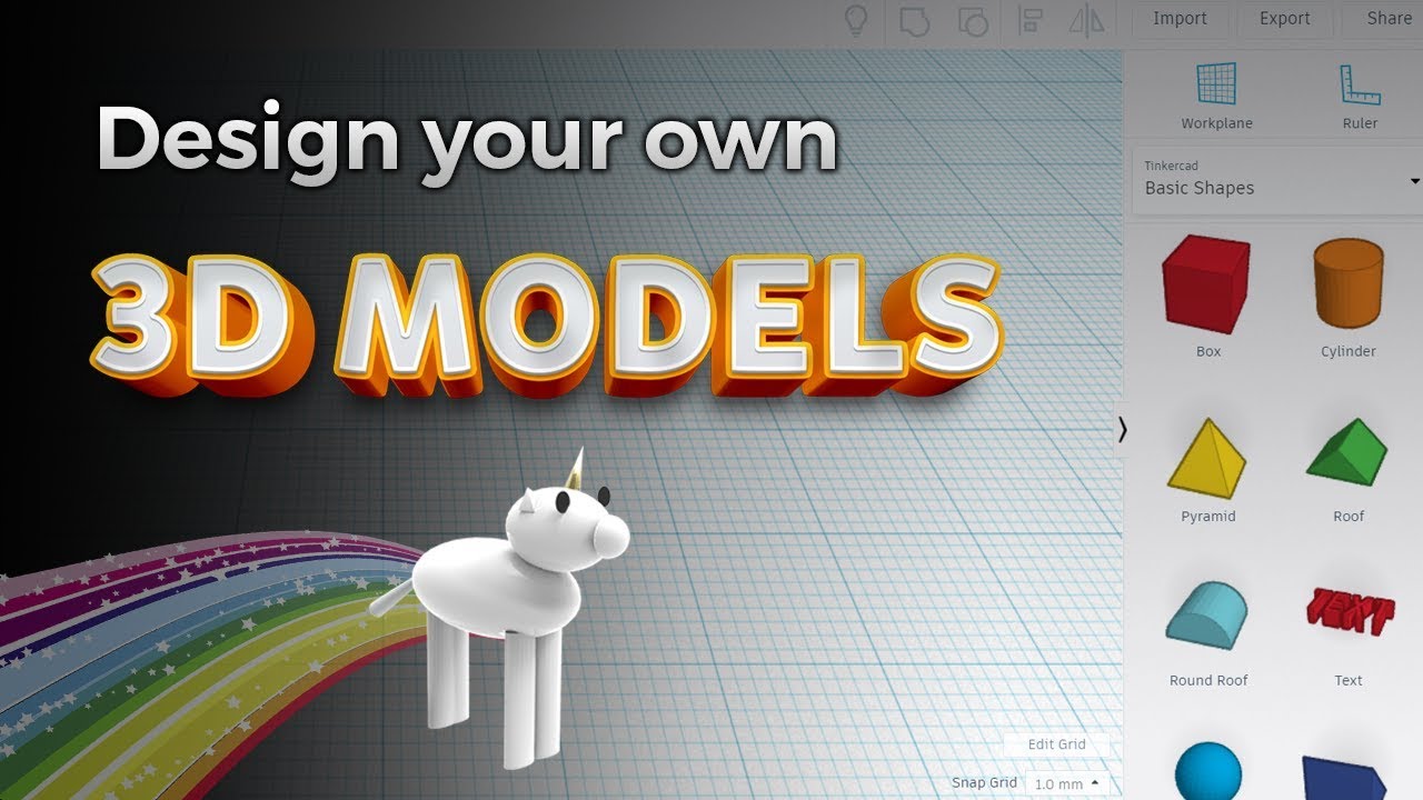 Design your own 3D Models - MaxresDefault