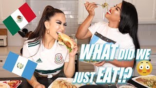 MEXICAN VS GUATEMALAN FOOD🔥 | iluvsarahii