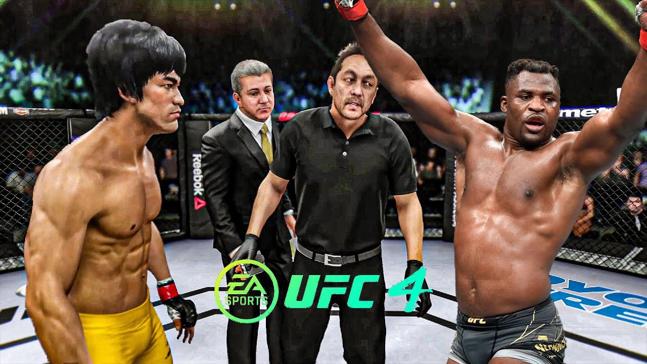 Брюс Ли против Фрэнсиса Нганну EA Sports UFC 4 Бойцовский клуб Брюса Ли 🔥🐲