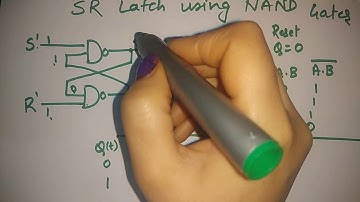 SR latch using nand gates