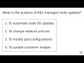 Amazon Elastic Kubernetes Service (EKS) - Quiz
