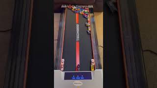 Hot Wheels Treadmill Racing - 40 Cars Knockout Tournament (Treadmill Car Race)