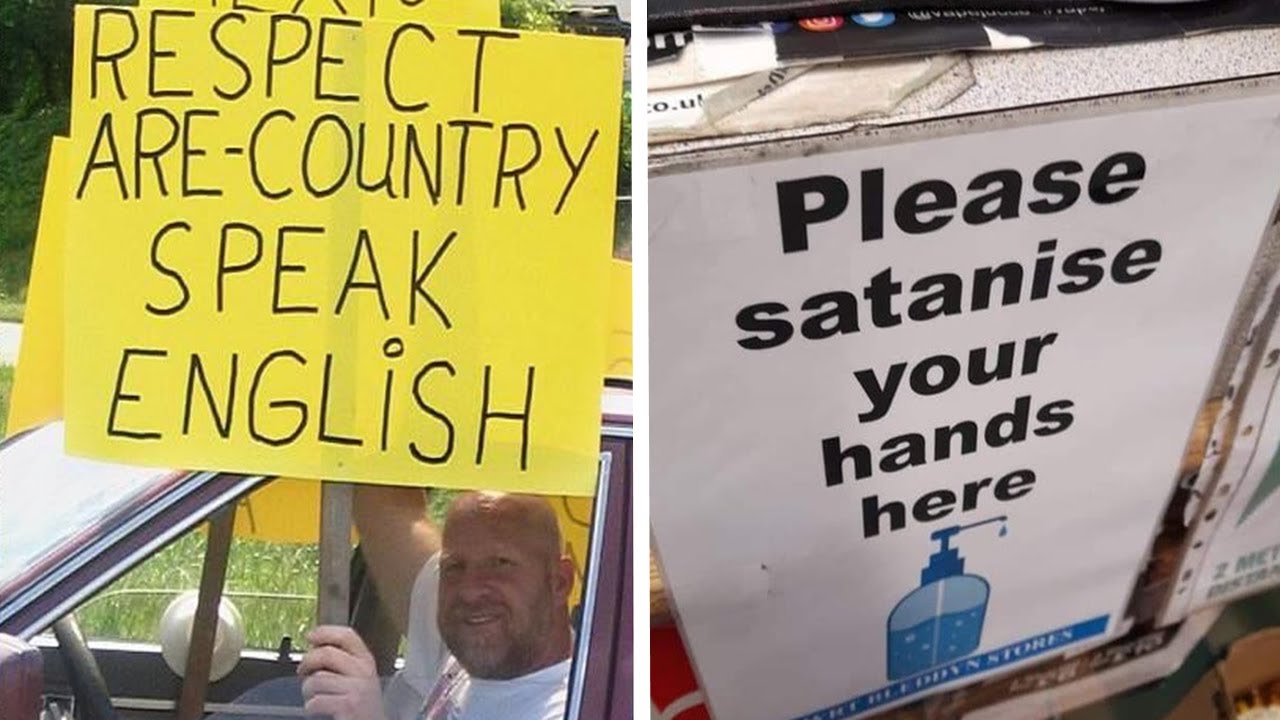 Times People Made Such Funny English Mistakes