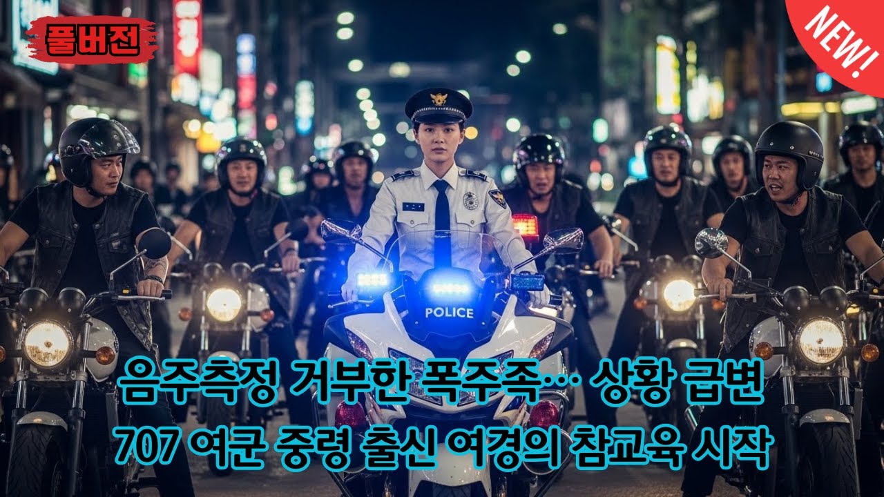 [실화] 음주측정 거부하며 난동 부린 폭주족… 707 여군 중령 출신 여경의 참교육이 시작됐다[오디오북] [반전사연] [감동사연]