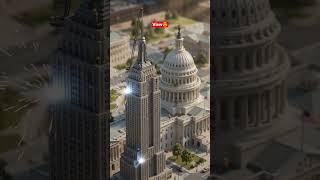 Mini Construction of the White House 🏛️🇺🇸 | #viral #trending #shorts #youtubeshorts  #shortvideo