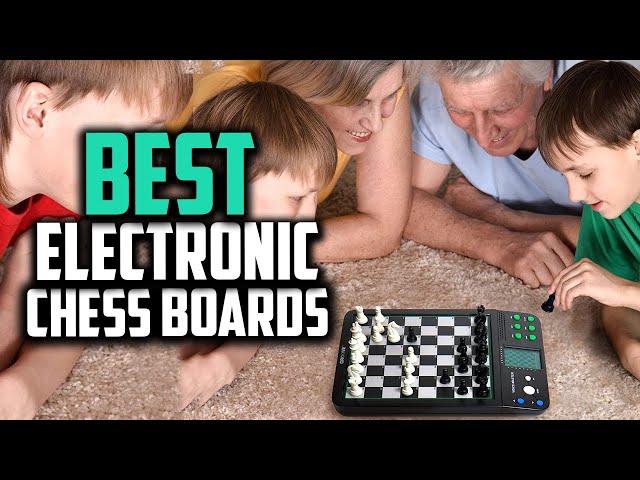  Croove Electronic Chess and Checkers Set with 8-in-1