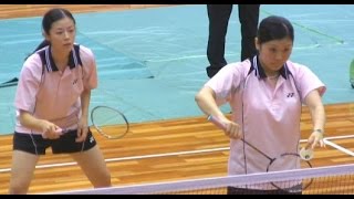 【バドミントン】インカレ女子ダブルス決勝【筑波大学 vs 北翔大学 】Intercollegiate Badminton Championships Japan