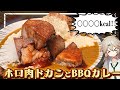 【驚異の〇〇〇〇kcal】もちづきさんコラボのCoCo壱の肉塊カレー再現してみた！