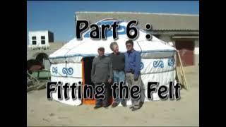 Yurt Construction Method 6: Fitting the Insulation Felt