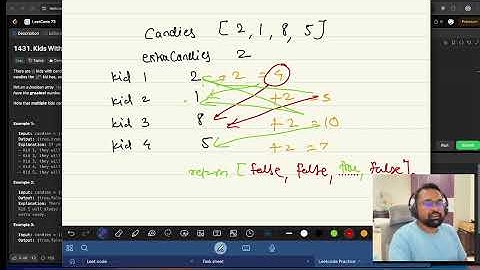 Leetcode 1431. Kids With the Greatest Number of Candies