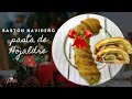 Bastón Navideño con pasta de Hojaldre #reposteandoconsarita