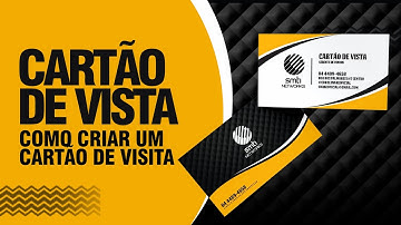 COMO CRIAR UM CARTÃO DE VISITA // COREL SNAKE