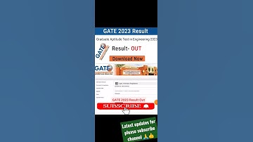 IIT gate result 2023 || IIT gate result 2023 kaise dekhe #iit #viral #shorts #latestnews