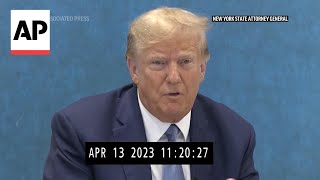 Donald Trump calls civil fraud case 'crazy' in newly released deposition video